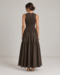 Stella Dress - Mahogany