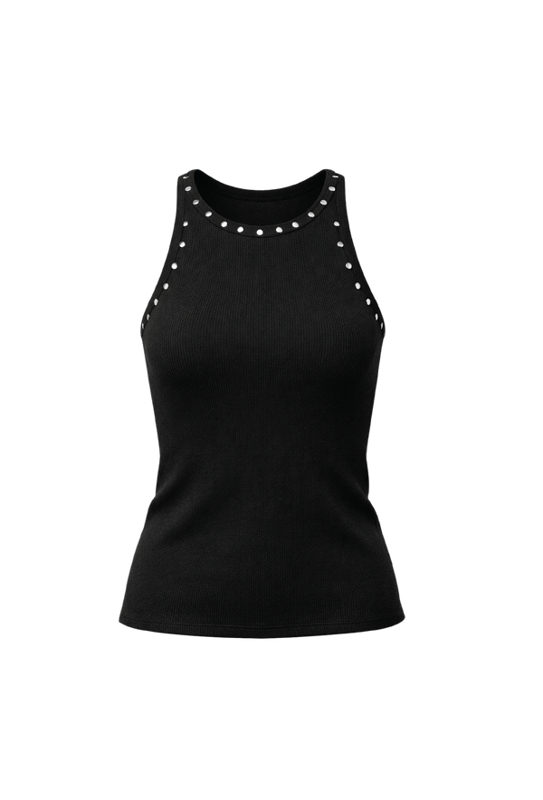 Paige Tank Top-Black