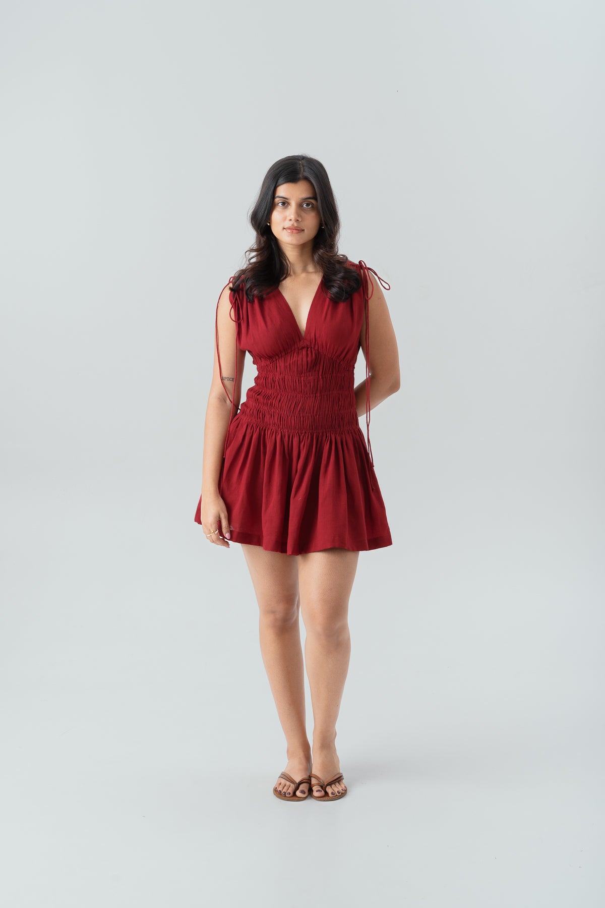 Maybel Dress-Red