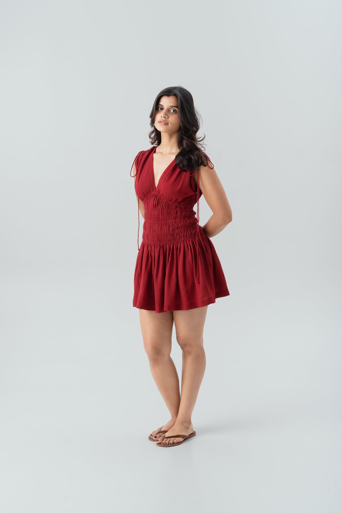Maybel Dress-Red