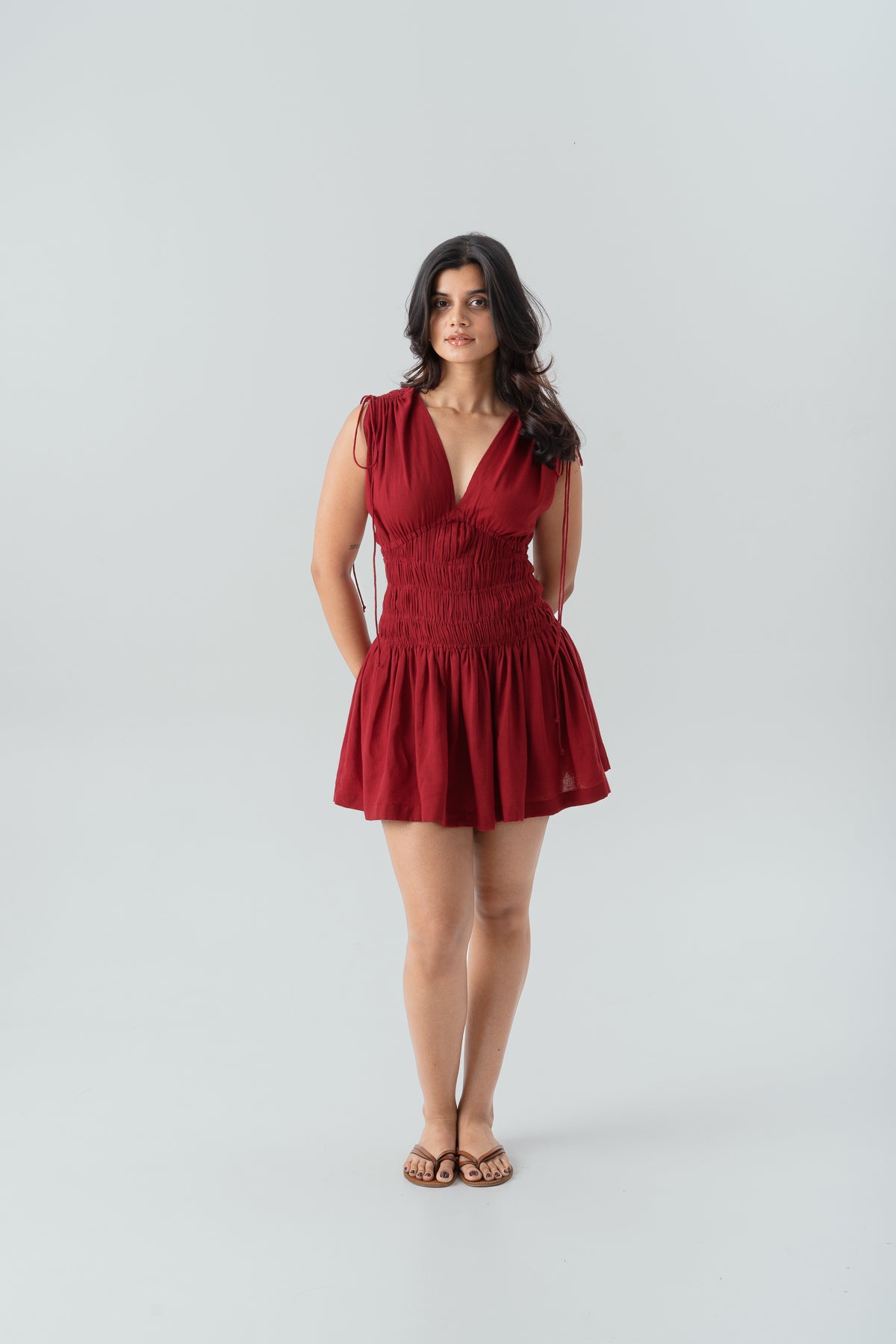 Maybel Dress-Red