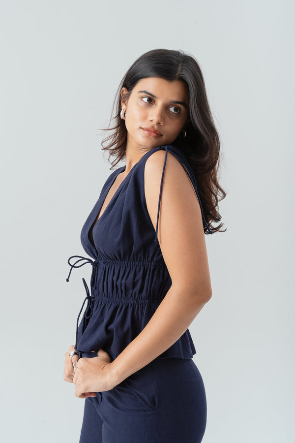 Noa Top- Navy