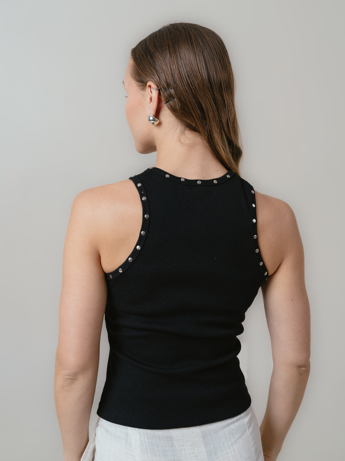 Paige Tank Top-Black