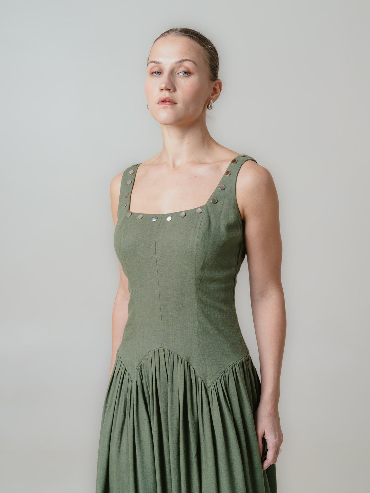 Ava Dress- Olive