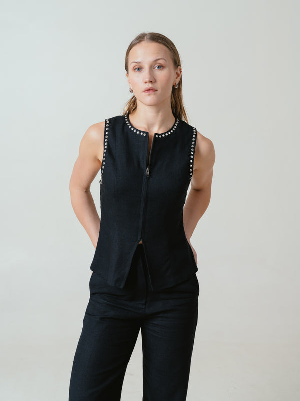Freya Top- Black