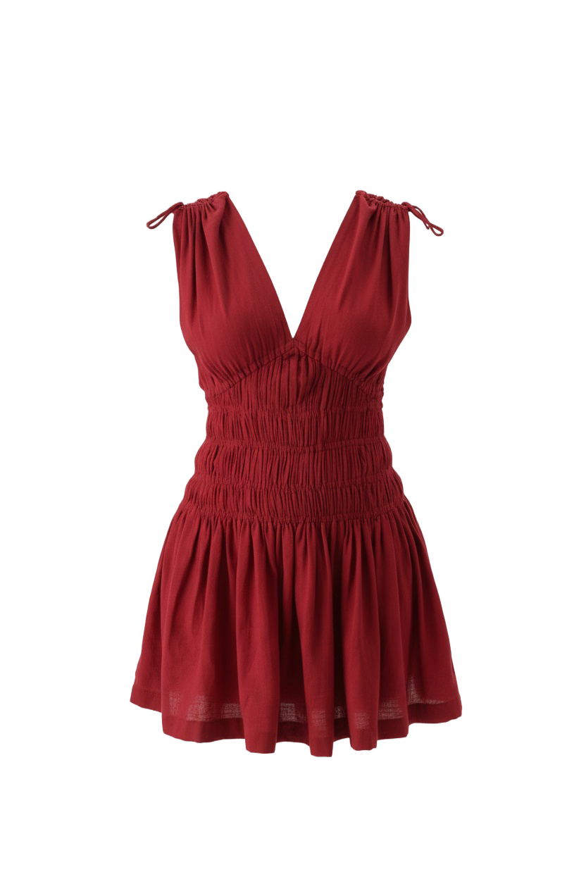 Maybel Dress-Red