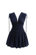 Maybel Dress-Navy